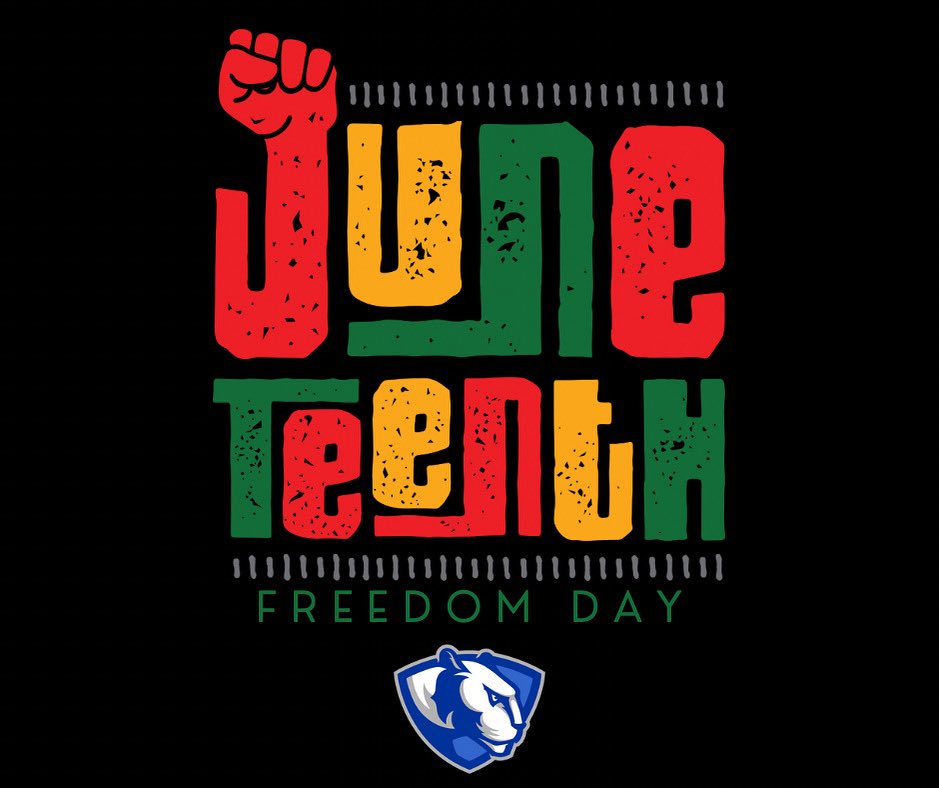 eiubasketball's tweet image. A day to come together, to remember, and to rise. Happy Juneteenth.
#Unity #TEAMTOGETHER #EIUMBB