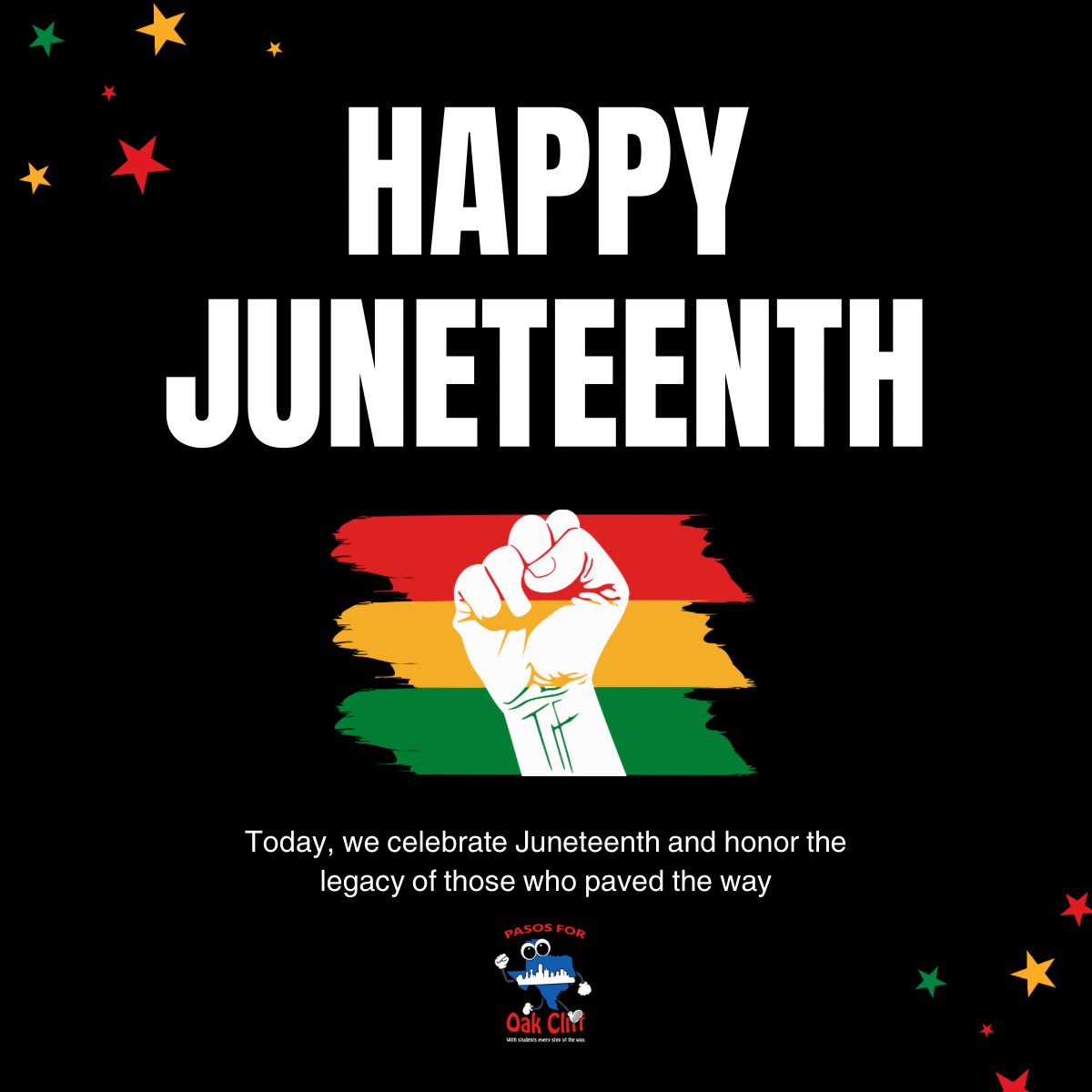 Today, we honor Juneteenth — a celebration of freedom, resilience, and the ongoing pursuit of equity.

On this day in 1865, two years after the Emancipation Proclamation, enslaved Black people in Texas were finally informed of their freedom.
⁠
Let’s keep moving forward.