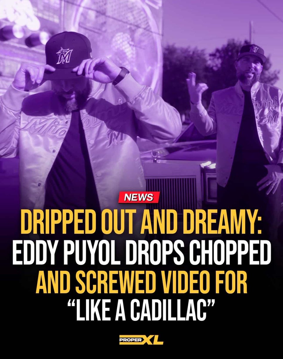 Eddy Puyol (@eddypuyol) on Twitter photo Always been a fan of the #choppedandscrewed sound. Check out what <a href="/DirectorWillT/">Director Will Thomas</a> did to the #LIKEaCADILLAC music video to match the purple-hazed <a href="/djovadosehtx/">dj ovadose</a> version. It’s certified H-town now. Dripped out and dreamy baby. Just ask <a href="/SketchtheJ/">SketchTheJournalist</a>. eddypuyol.com/news/like-a-ca… Always been a fan of the #choppedandscrewed sound. Check out what <a href="/DirectorWillT/">Director Will Thomas</a> did to the #LIKEaCADILLAC music video to match the purple-hazed <a href="/djovadosehtx/">dj ovadose</a> version. It’s certified H-town now. Dripped out and dreamy baby. Just ask <a href="/SketchtheJ/">SketchTheJournalist</a>. eddypuyol.com/news/like-a-ca…