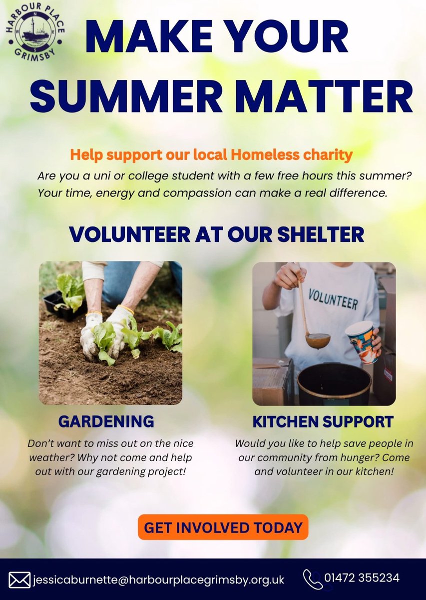 This summer, join our mission to support people experiencing homelessness. 

By volunteering your time, you’ll make a real, measurable impact, whether you prepare meals, or contribute skills. 

Apply now to be part of our dedicated team and help us change lives.

#volunteering