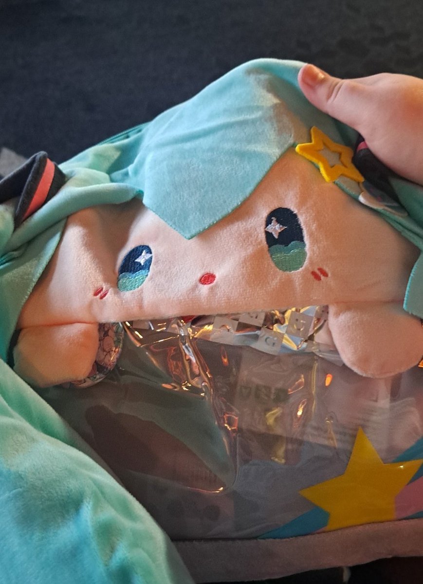 Ignore my hand but i got a miku ita bag :D