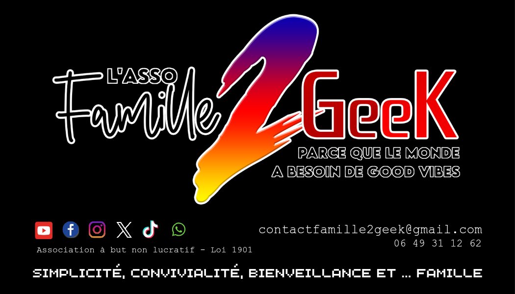 L’Asso #Famille2Geek évolue! Vous êtes tellement nombreuses et nombreux à nous proposer votre aide qu’il vous est maintenant officiellement possible de rejoindre l’Association en tant que MEMBRE USAGER. 

C’est très simple : 
facebook.com/share/18yco16E…