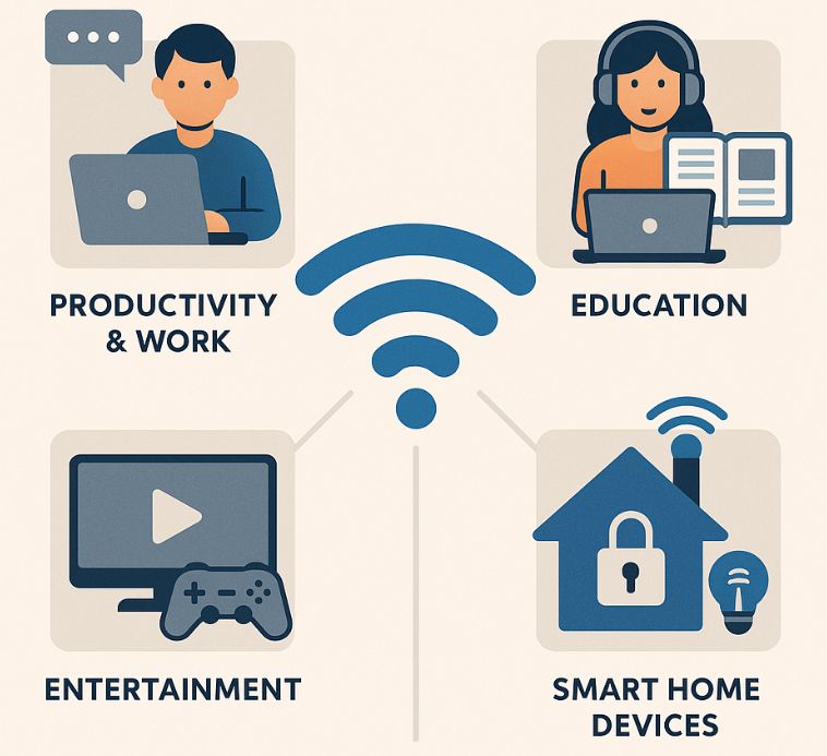 WWW_Experts's tweet image. Why Stable Wi-Fi matters!

A stable Wi-Fi connection is more than just a convenience—it’s the foundation of seamless communication, productivity, and innovation. 

Explore more: tinyurl.com/vkhtpezd

#wifi #sitesurveys #securityenhancement #maintenance #monitoring #finetuning