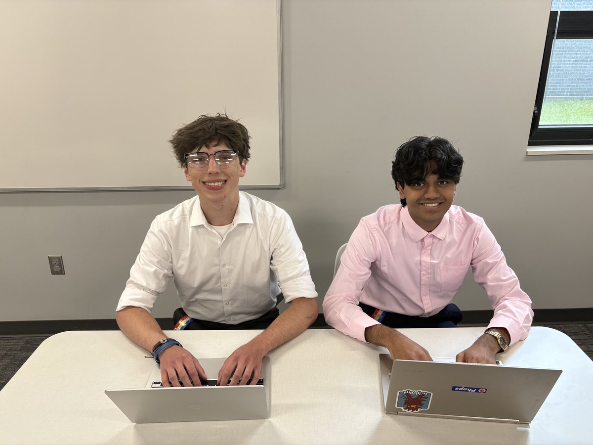 Jaxson and Ishaan win round 13! Only 3 teams remain. They will debate BVN for a spot in finals!