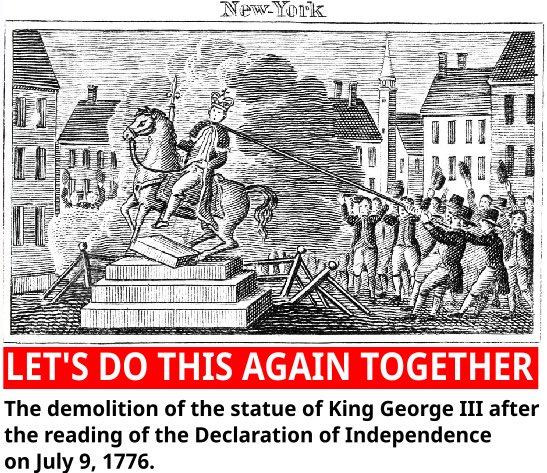 HylerYunk's tweet image. America is quickly heading toward autocracy, and maybe even tyranny. But long ago, Americans shook off the royal yoke and chose the path of democracy. Does America need a new king?
