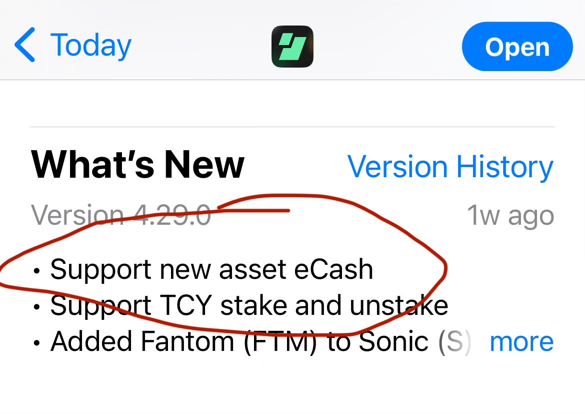 💪 eCash $XEC support added to <a href="/EdgeWallet/">Edge</a>