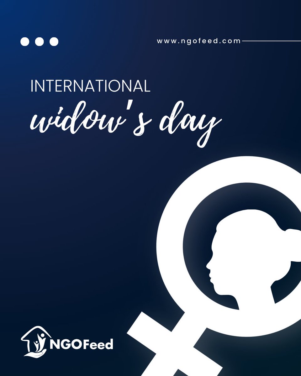 ngo_feed's tweet image. On International Widow’s Day, we recognize the strength of women often forgotten.
Let’s build a more just and inclusive world.
.
.
#JusticeForWidows #widowsdeservebetter #widowday #ngofeed