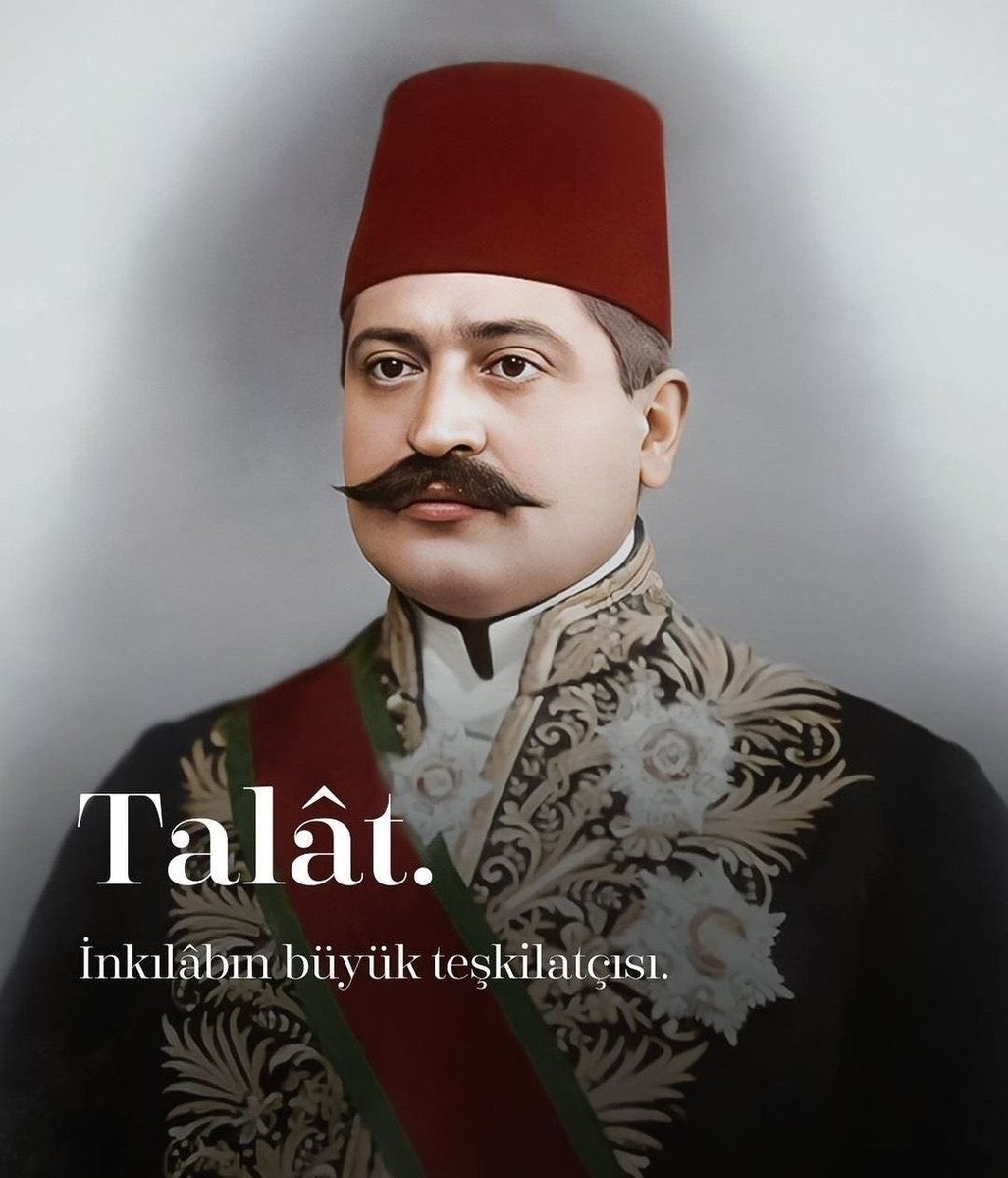 Türk'ün Balkanlarda uğradığı soykırımının Anadolu'da da yaşanmasını engelleyen; canını, malını, namusunu kurtaran adamdır Talat Paşa. Selam olsun