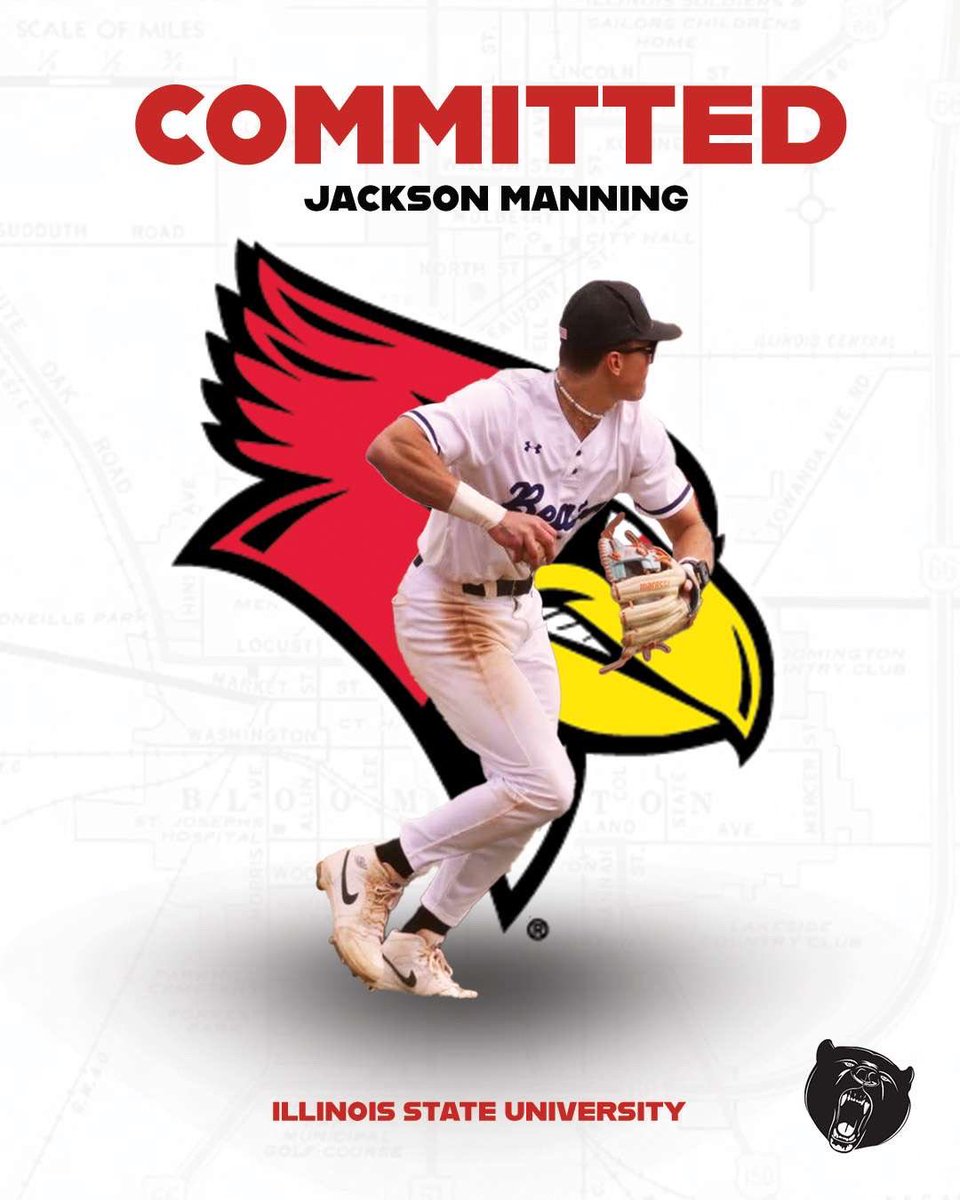 I am excited to announce my commitment to Illinois State University. Huge thank you to my family, coaches, and teammates for all the support! Go Redbirds!