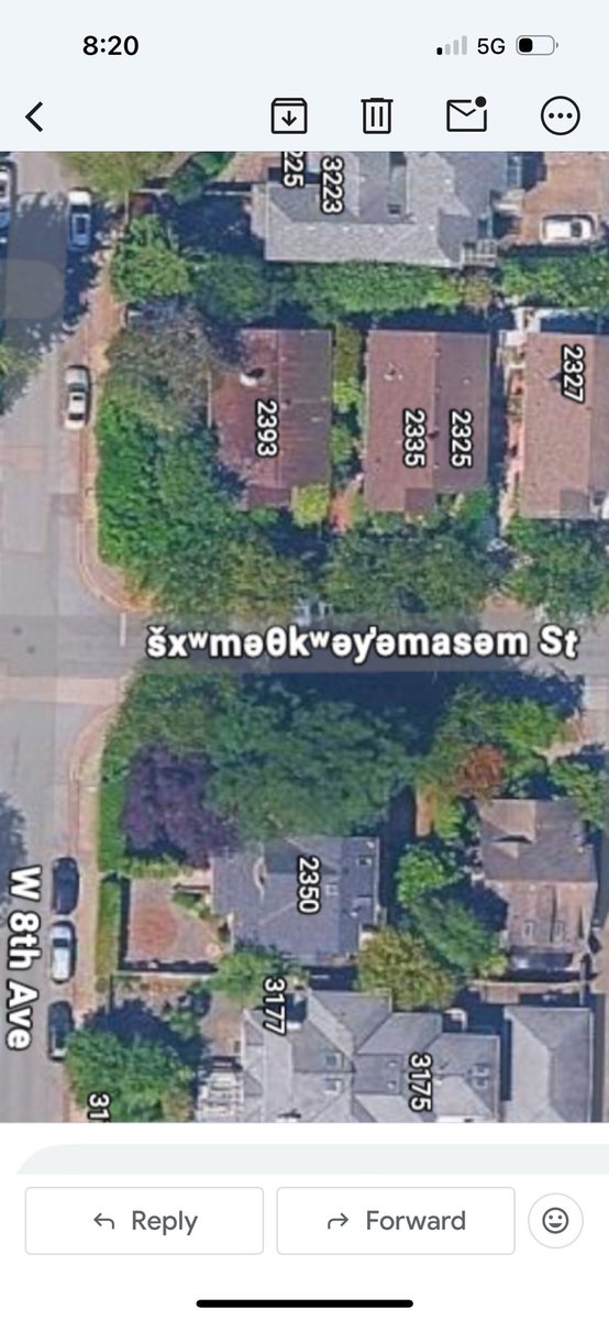 Officially šxʷməθkʷəy̓əmasəm on Google Maps