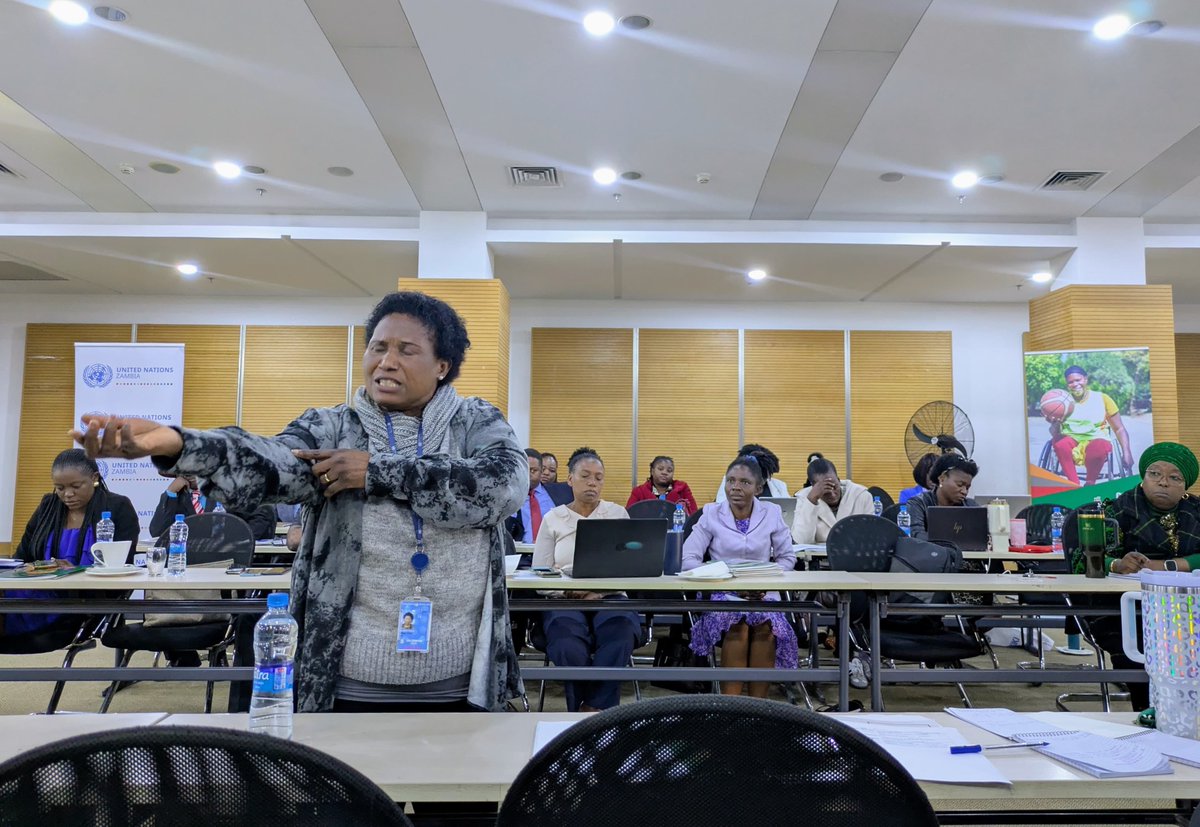 UNFPAZambia's tweet image. Today
@UNFPAZambia
was part of the mainstreaming disability-inclusion in addressing GBV & realizing SRHR workshop on the National Policy on Persons with Disability its Implementation Plan & Guidelines #DisabilityInclusion #SRHR #LeavingNoOneBehind
@ZAPD_HQ
@UNZambia
@ilolusaka