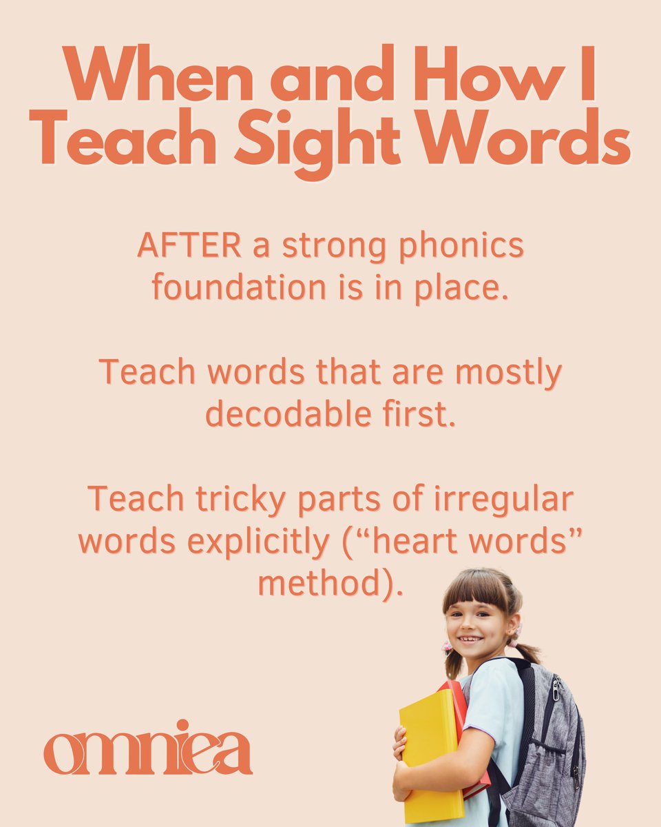 You’ve probably been told to start with sight words, but what if that’s not the best way to build a reader? In this post:

✅ Practical strategies for teaching early readers
📚 What to teach before sight words
❤️ A better way to approach irregular words