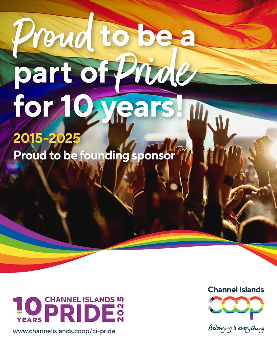 Channel Islands Coop (@ci_coop) on Twitter photo 🌈 We’re incredibly proud to have stood alongside <a href="/CI_Pride/">Channel Islands Pride</a> since day one. As founding sponsors, we’ve championed the celebration of diversity and inclusion across our island's communities for many years. Read more, here: bit.ly/CICoopPride 🌈 We’re incredibly proud to have stood alongside <a href="/CI_Pride/">Channel Islands Pride</a> since day one. As founding sponsors, we’ve championed the celebration of diversity and inclusion across our island's communities for many years. Read more, here: bit.ly/CICoopPride