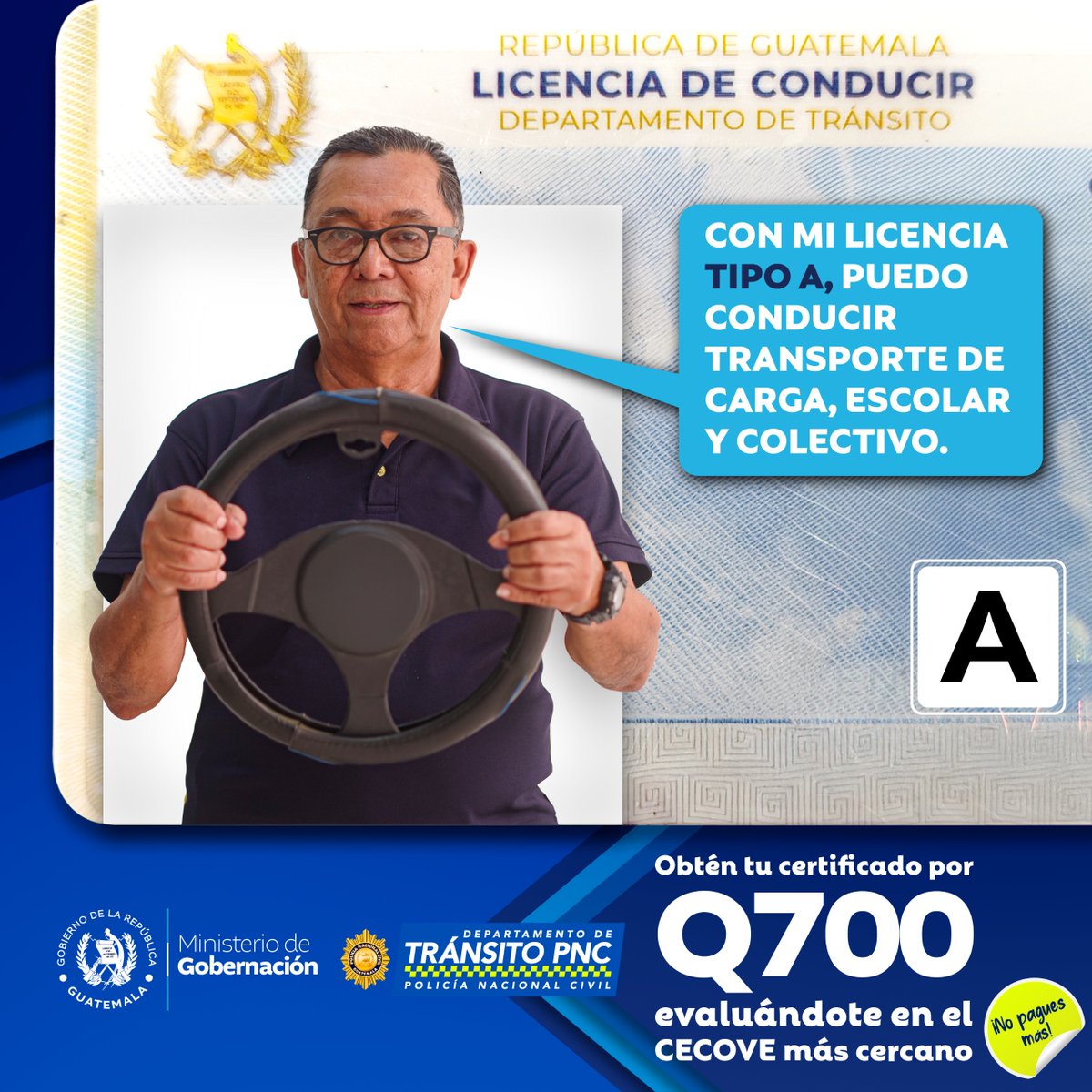 DTransitoPNC's tweet photo. 🚨Tramita tu licencia fácil, rápido y sin complicaciones. ¡Conduce con confianza y en regla!🪪
#licencia #tipoa #cecove #examen #tránsitopnc https://t.co/C7VUcerbxc