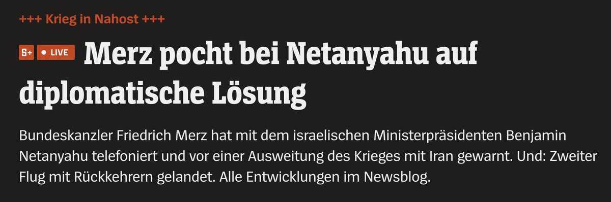 Was soll es für eine diplomatische Lösung mit einem Regime geben, dass offen mit der Auslöschung des jüdischen Staates droht? Und sollte dieser Appell dann nicht zunächst an Chamenei herangetragen werden?