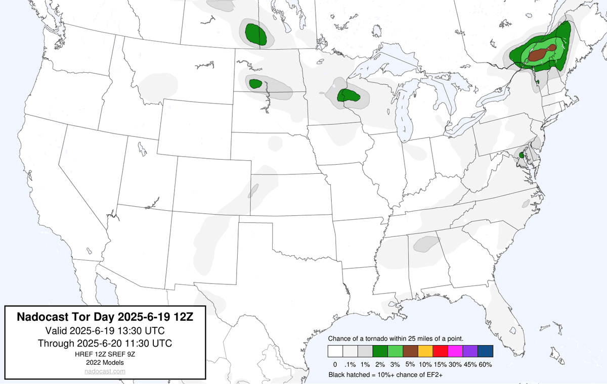 12Z Day Tornado Forecast (New New 2022 Models)