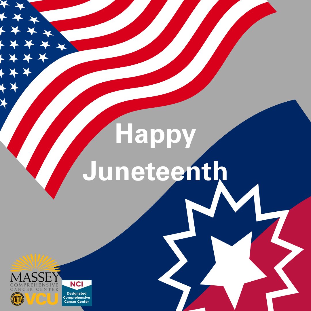 Today we observe Juneteenth by honoring the past, celebrating freedom, and recommitting to a more just future. We are proud to stand with our community in working towards a future free from cancer. Happy Juneteenth! #OneTeamOneFight
