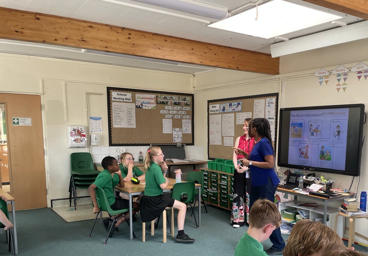 What a rewarding day at Sutton Courtenay C of E Primary School! 

We delivered our #CyberChampions workshops to Yrs 4-6, designed to inspire smart and safe digital habits.

Thank you to our wonderful volunteers from <a href="/templarexecs/">Templar Executives</a> and <a href="/oxfordbrookes/">Oxford Brookes</a>!
