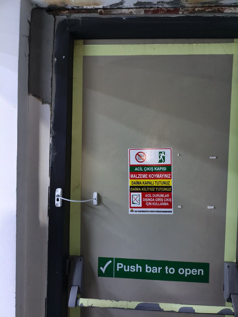 Güvenlik iyi hoş da bu bir tık abartı olmuyor mu? <a href="/eyupdebik/">Prof. Dr. Eyüp Debik</a> <a href="/YildizEdu/">Yıldız Teknik Üniversitesi</a> <a href="/ytueef/">YTÜ Elektrik-Elektronik Fakültesi</a> <a href="/YTUISG/">YTÜ İSG Koordinatörlüğü</a> @nocontextytu777