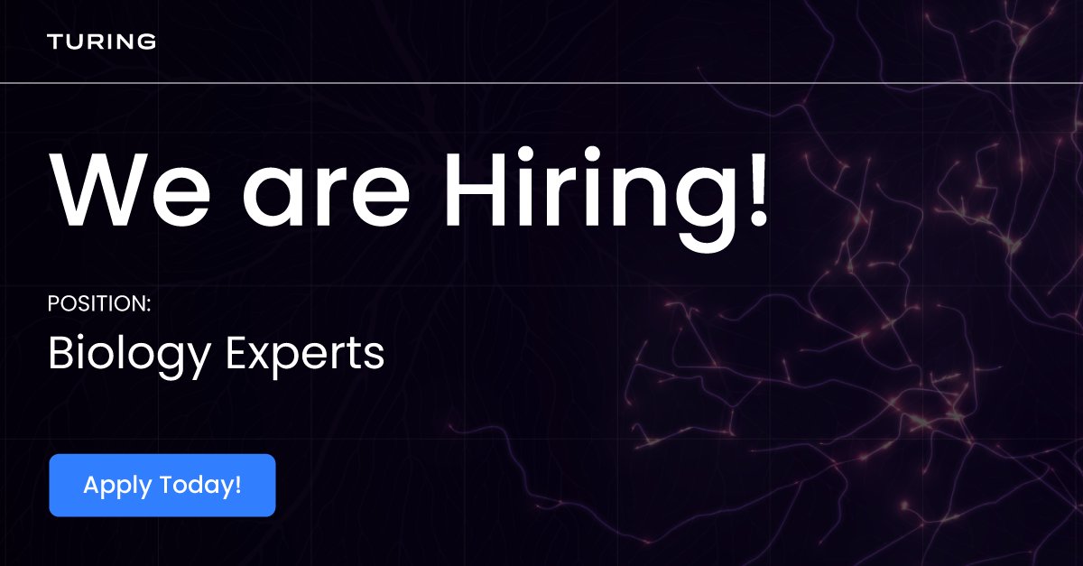 We are hiring candidates with strong biology knowledge and problem-solving abilities.  If working with LLMs excites you, we want you on our team!

📩 Apply here: bit.ly/44cu0ih
