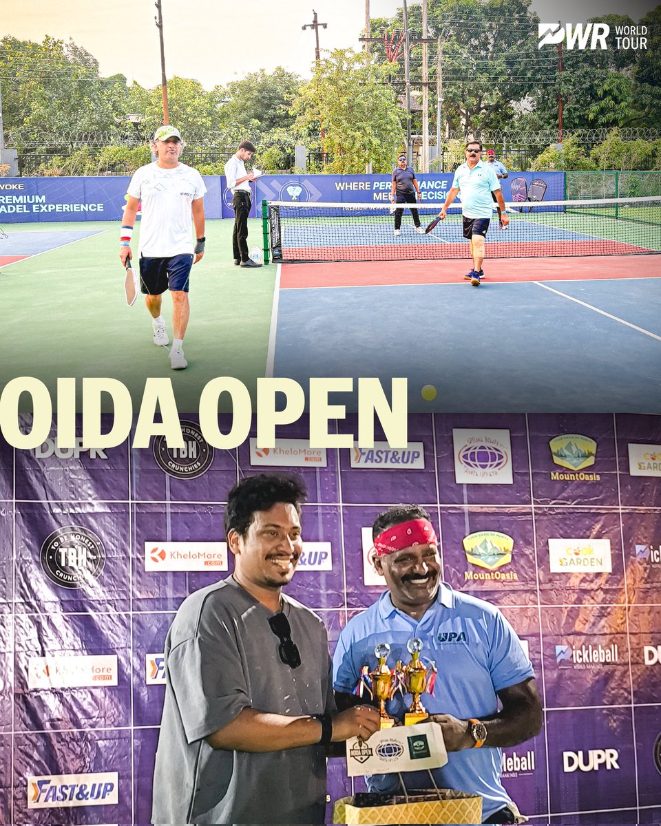 PWR_Global's tweet photo. The PWR 100 Noida Open was an absolute blast! With intense matches and an electric atmosphere, every moment was filled with excitement 🥳 https://t.co/Chjdqv26us