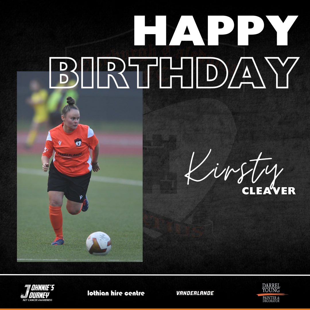 Happy Birthday to our #6 Kirsty Cleaver! 

Hope you have a great day from all of us at Caley! 🧡