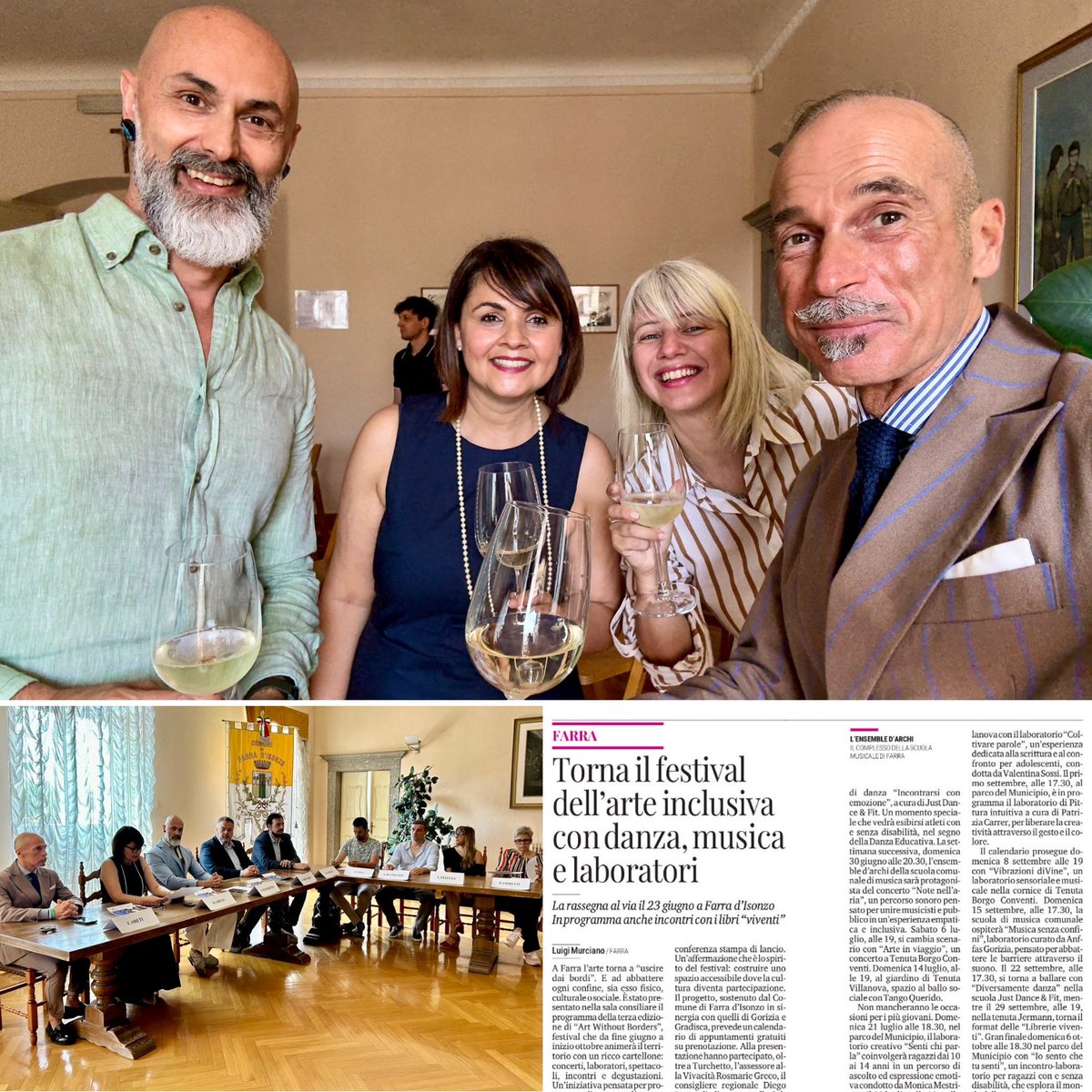 “𝐀𝐫𝐭 𝐖𝐢𝐭𝐡𝐨𝐮𝐭 𝐁𝐨𝐫𝐝𝐞𝐫𝐬” 𝟐𝟎𝟐𝟓. 
🎭➡ Per conoscere nel dettaglio gli eventi in programma consultate il Link bit.ly/AWB2025
<a href="/il_piccolo/">Il Piccolo</a> <a href="/TgrRaiFVG/">Tgr Rai Friuli Venezia Giulia</a> <a href="/iMagazineTwit/">iMagazine</a> <a href="/diariodigorizia/">Diario di Gorizia</a> <a href="/Ansa_Fvg/">Ansa Friuli V.Giulia</a> <a href="/ilgoriziano/">Il Goriziano</a> <a href="/Gorizia_News/">GORIZIA.news</a> <a href="/primorskiD/">Primorski dnevnik</a> <a href="/euroregionenews/">EuroregioneNews</a>