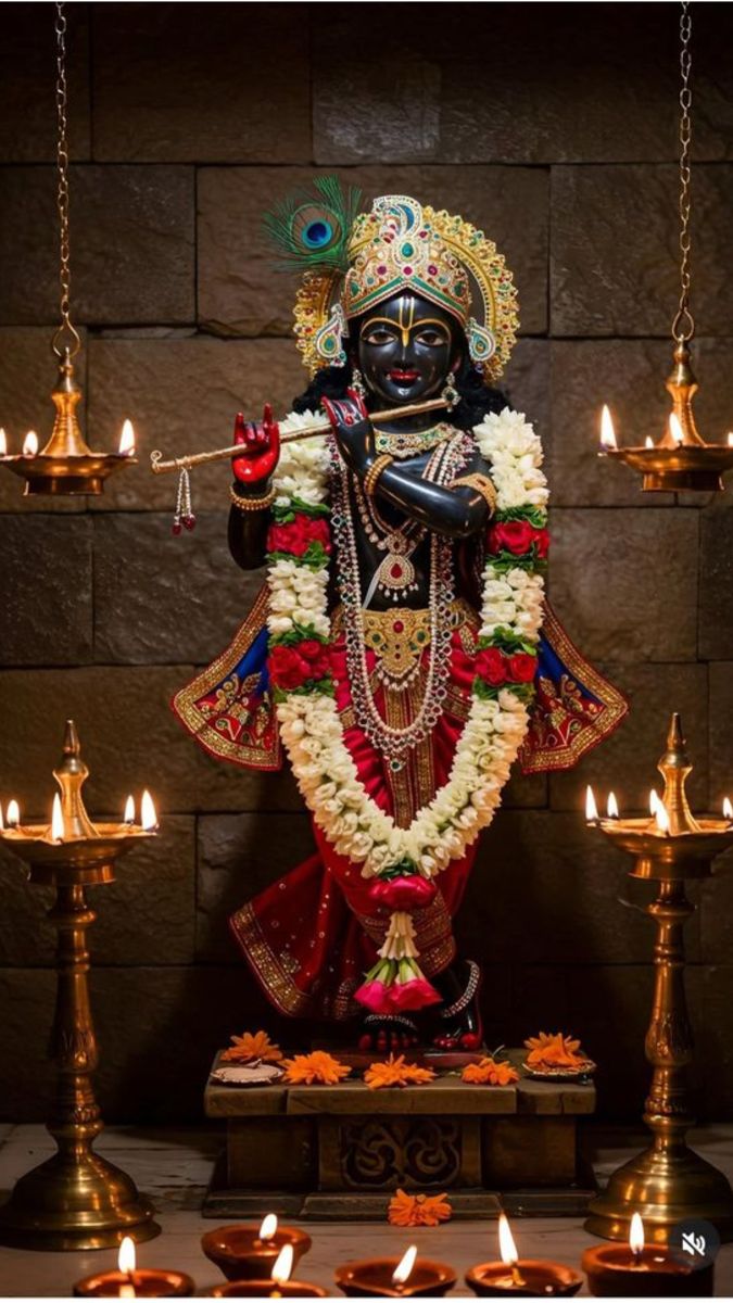 ॐ कृष्णाय वासुदेवाय हरये परमात्मने॥
प्रणत: क्लेशनाशाय गोविंदाय नमो नमः॥
🙏🌺