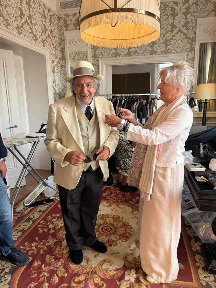 New photos of Al Pacino in the costume fitting for his new film