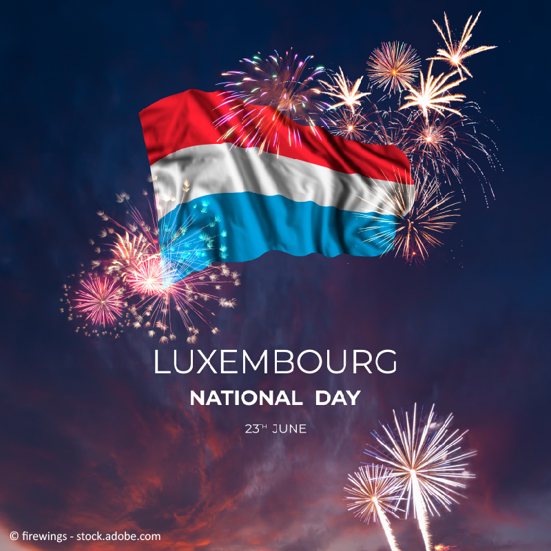 Happy National Day, #Luxembourg! 🇱🇺

Today, we join the Grand Duchy of Luxembourg in celebrating their #Nationalfeierdag, a day which is deeply rooted in tradition and national pride, and which unites the country through vibrant festivities.

Wishing everyone a joyful