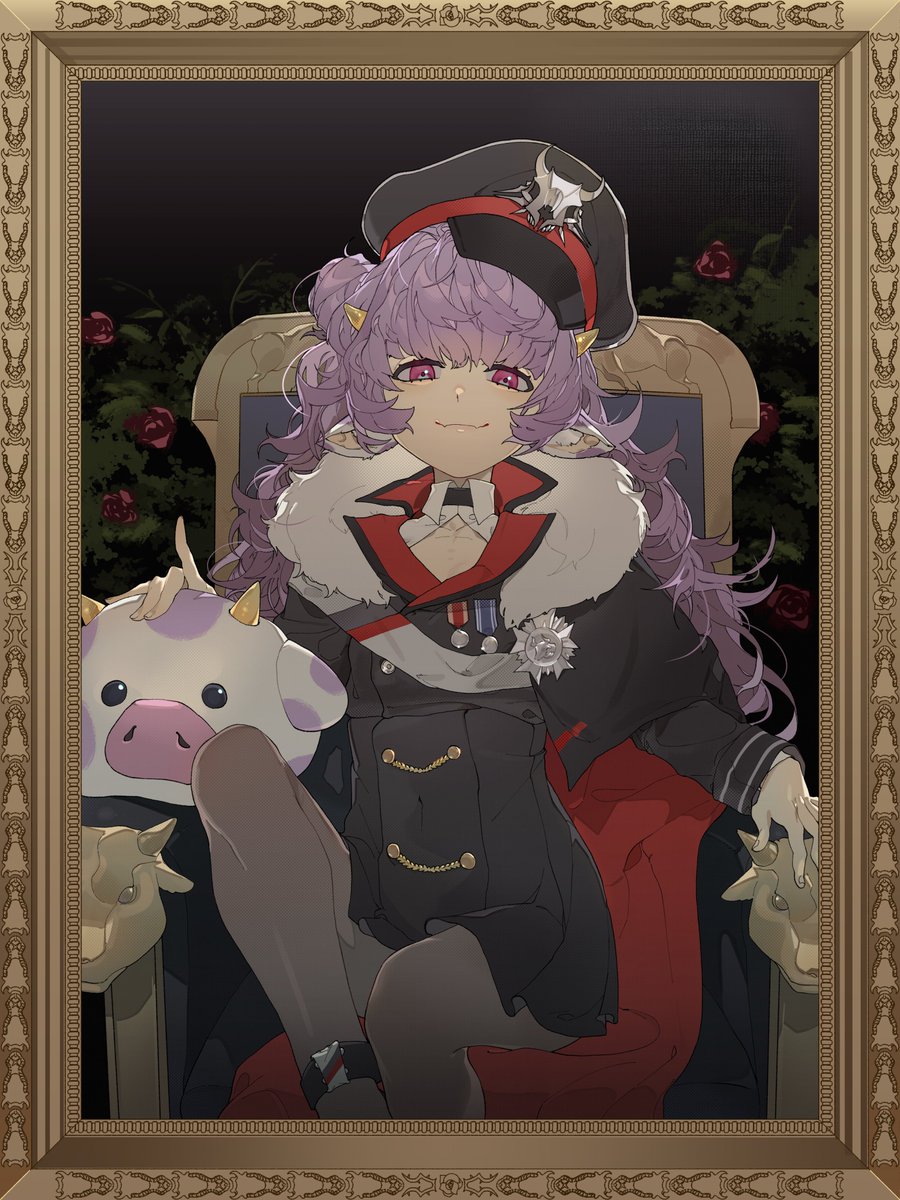 Nakkio ★🐮⚗ (@naked46) on Twitter photo Portrait dedicated to Muu Muyu!
The Great Alchemical Purple Smoke!
Glorious Dictator of Phase World!
Master Taster of Yummies!
The one and only Calfie calf 💜
Thank you <a href="/Shimiya_Jin/">志宮 ジン・pixivリクエスト募集中</a> for illustrating this silly idea of mine, it's perfect!
Exactly what I had in mind 🙏
#Mooekaki Portrait dedicated to Muu Muyu!
The Great Alchemical Purple Smoke!
Glorious Dictator of Phase World!
Master Taster of Yummies!
The one and only Calfie calf 💜
Thank you <a href="/Shimiya_Jin/">志宮 ジン・pixivリクエスト募集中</a> for illustrating this silly idea of mine, it's perfect!
Exactly what I had in mind 🙏
#Mooekaki
