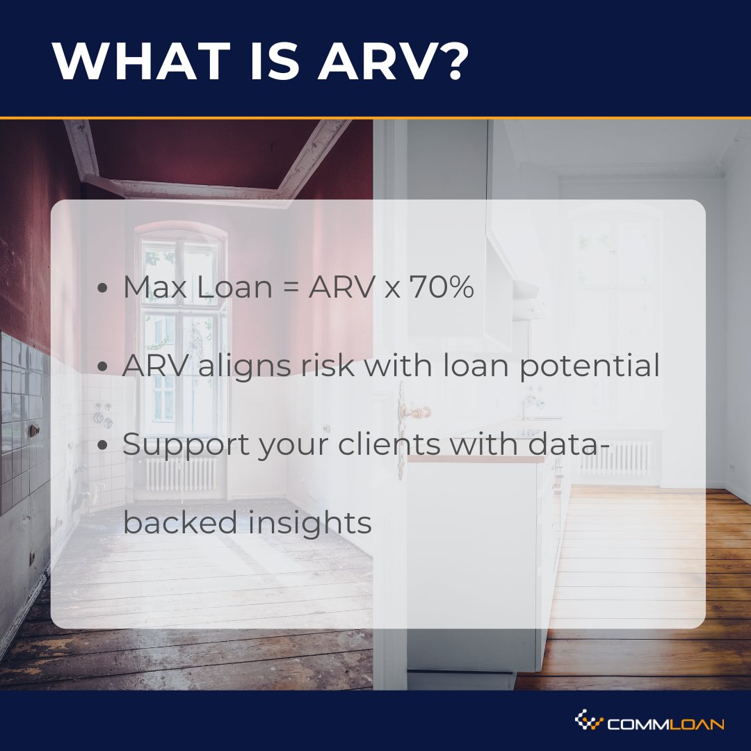 CommLoan's tweet image. “Lenders use ARV and the rule to determine the maximum loan amount.”
Use this metric to gain credibility and close smarter.

#CRELoans #ARVInsights #LoanStructuring

Read more: hubs.li/Q03rNfQQ0
