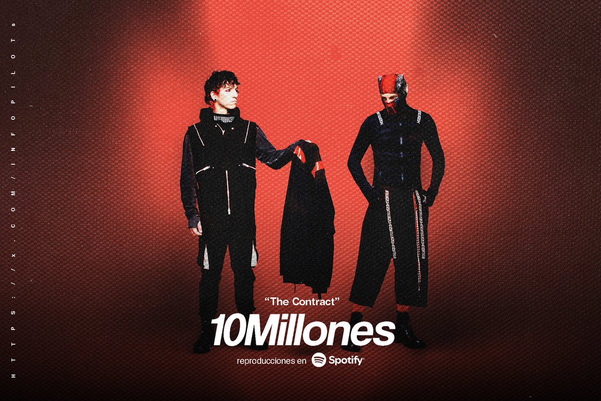 .<a href="/twentyonepilots/">twenty one pilots</a> "The Contract" alcanzó las 10.000.000 de reproducciones en Spotify a 6 días de su lanzamiento
