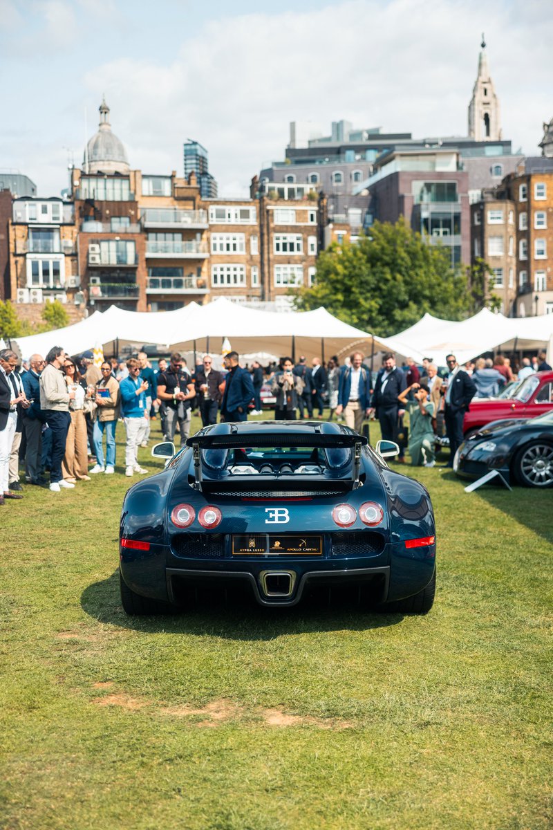 London Concours 2025 hosted one of the most iconic cars ever made: the 2010 Bugatti Veyron Grand Sport.

Born from obsession, the Veyron redefined the possibilities of the automobile with its 8.0-litre quad-turbo W16, with 1001bhp and 922lb/ft of torque.

Pics: @tshaxson