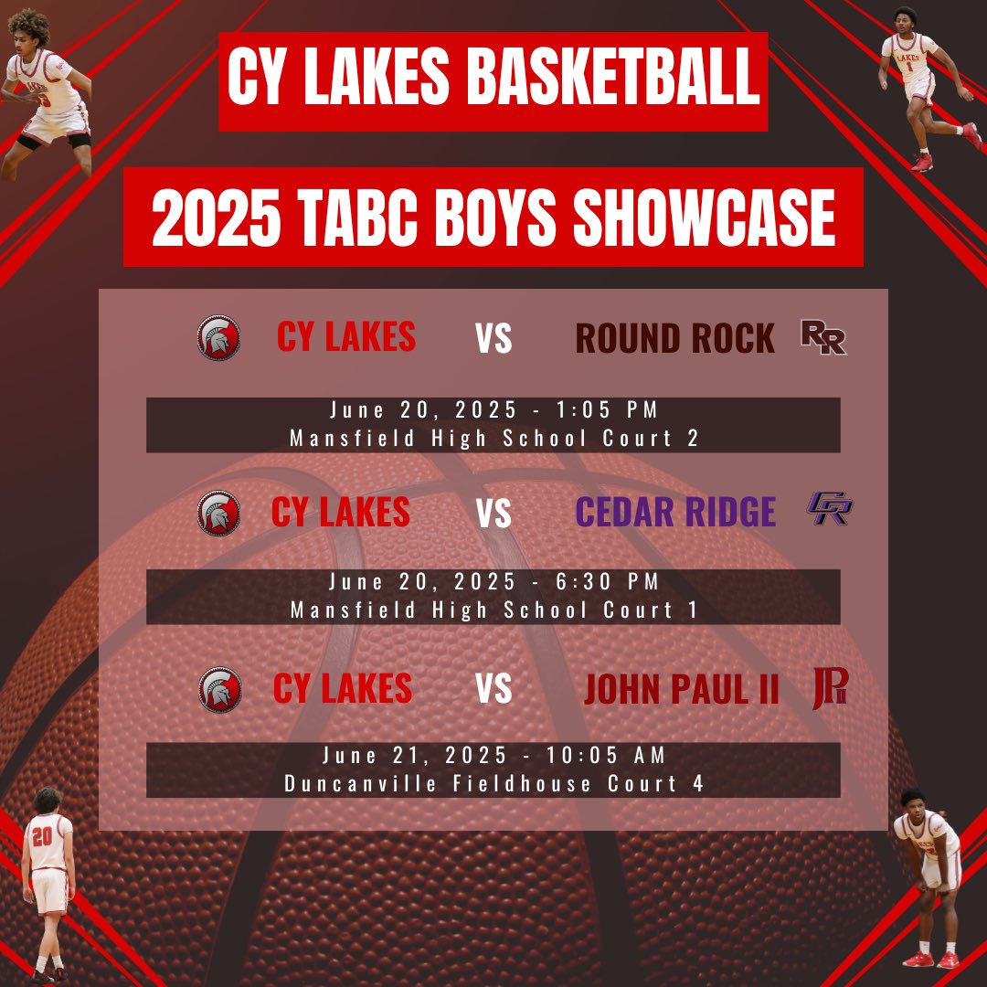 CyLakesBasketball (@cylakeshoops) on Twitter photo 2-0 in the kickstarter showcase getting ready for #TABCShowcase
<a href="/lakes_athletics/">Cypress Lakes Athletics</a> 2-0 in the kickstarter showcase getting ready for #TABCShowcase
<a href="/lakes_athletics/">Cypress Lakes Athletics</a>