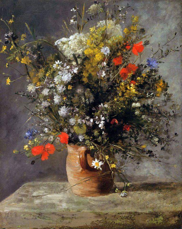 Flowers in a vase, 1866.

Pierre-Auguste Renoir