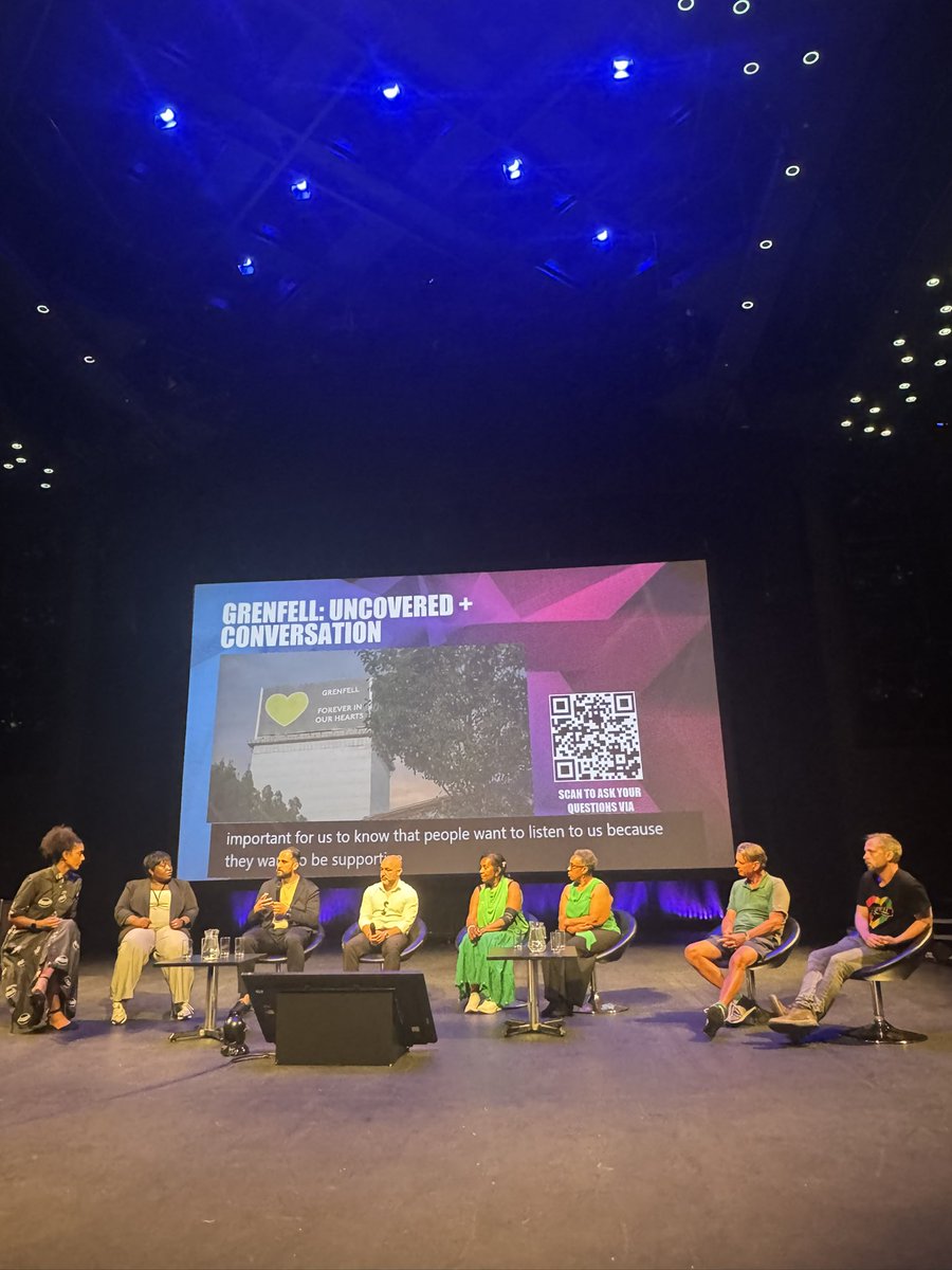 Incredibly powerful panel discussion underway <a href="/sheffdocfest/">Sheffield DocFest</a>. #GrenfellUncovered lands on <a href="/netflix/">Netflix</a> tomorrow. #SheffieldDocFest
