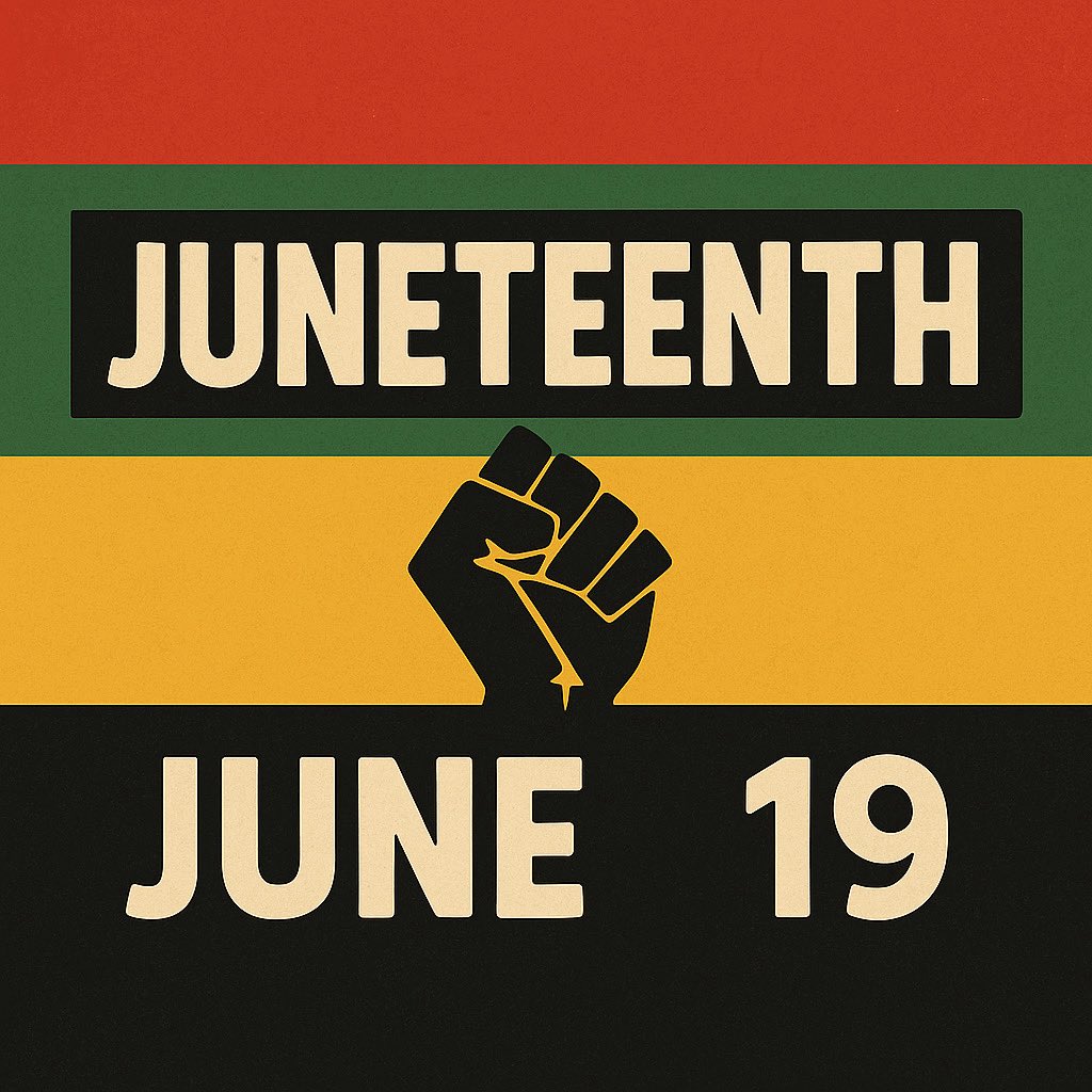 GerryPointerJr's tweet image. Today is #Juneteenth ✊🏾
Freedom finally reached Galveston, TX on June 19, 1865 — 2 years after the Emancipation Proclamation. 📜

We honor the strength of our ancestors &amp;amp; the legacy of Black excellence. 🖤❤️💚

#FAB945TheHitz #FreedomDay #BlackHistory365 #GerryPthaDJ