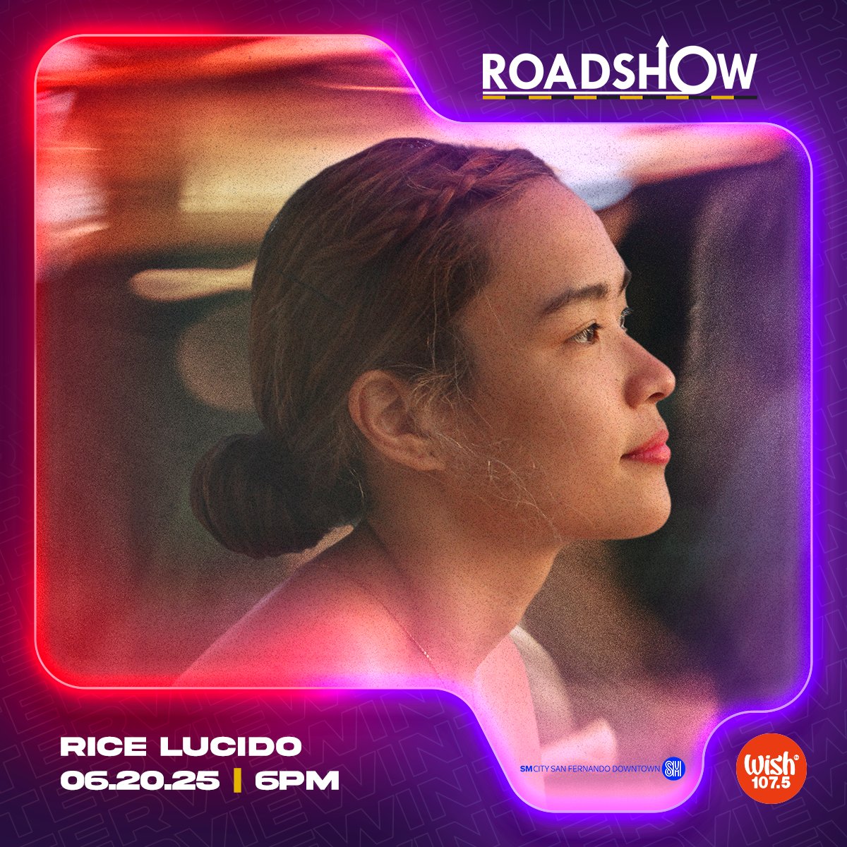 The Wish Bus goes to SM City San Fernando Downtown for today's Roadshow!

Don't miss the live performances of OPM acts Amateurish, Ang Bagong Luto Ni Enriquez, and Rice Lucido!