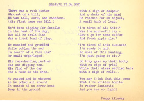 ESCONI's tweet image. Throwback Thursday #270: Believe It Or Not #history #TBT #ThrowbackThursday #poem #collecting #rockcollecting #rockhound
esconi.org/esconi_earth_s…