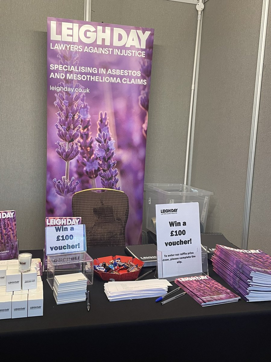 We’re delighted to be supporting <a href="/LCN_UK/">Lung Cancer Nursing UK</a>  at their 2025 conference. If you haven’t yet had the chance, come and say hello at our stand and put your name in the draw for a prize! 

#lcnuk2025 
<a href="/Mesouk/">Mesothelioma UK</a>