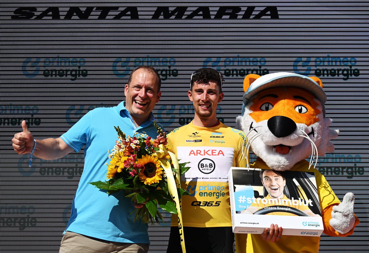 Le nouveau leader du Tour de Suisse s’appelle Kévin Vauquelin ! 👊

📷 Getty