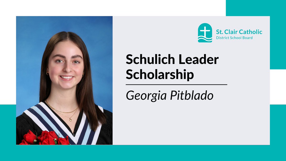 St. Clair Catholic District School Board (@sccdsb) on Twitter photo UCC Student Georgia Pitblado Awarded Canada’s Largest Undergraduate Scholarship
<a href="/SchulichLeaders/">Schulich Leaders</a>
Learn More:
newsdesk.st-clair.net/2025/06/19/ucc… UCC Student Georgia Pitblado Awarded Canada’s Largest Undergraduate Scholarship
<a href="/SchulichLeaders/">Schulich Leaders</a>
Learn More:
newsdesk.st-clair.net/2025/06/19/ucc…