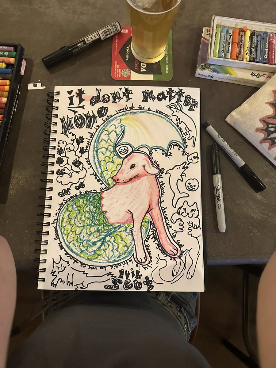 skeletonnnboy's tweet photo. art from recent bar trips https://t.co/FGVMmSABYC
