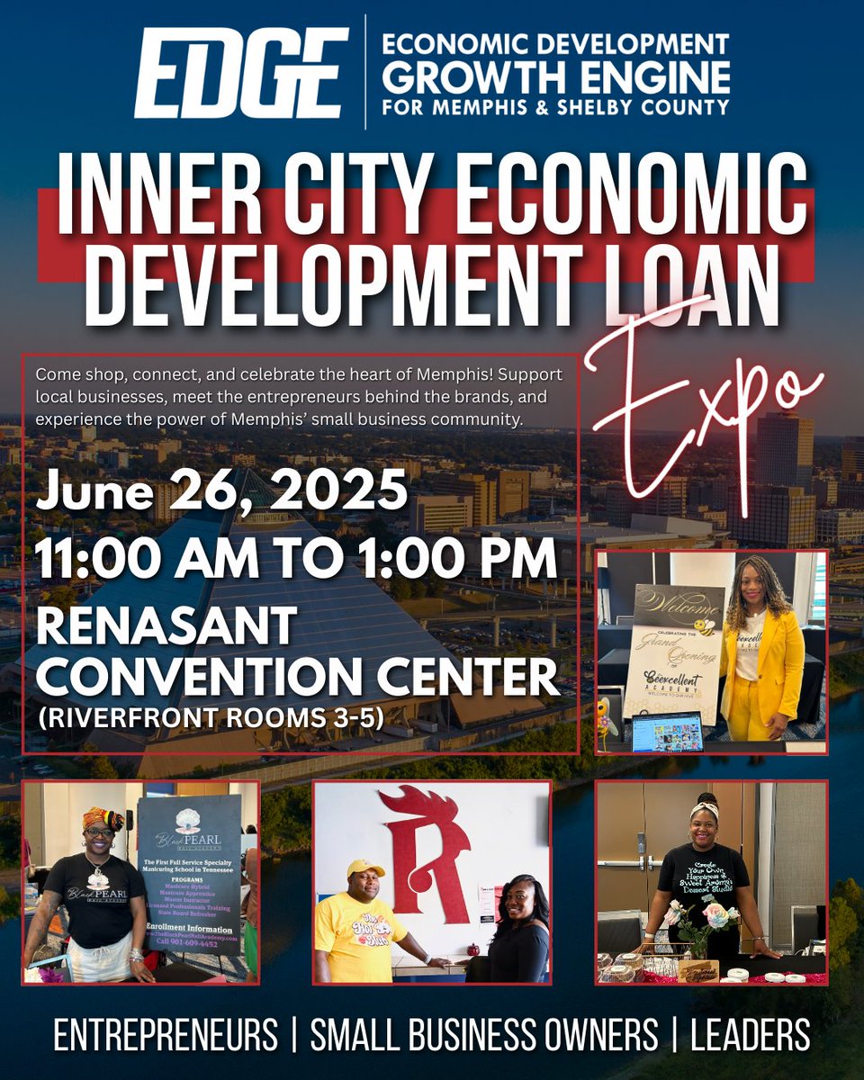 One week to go! Don’t miss the Inner City Economic Development Loan Expo—and the official Kidpreneur Connection podcast launch! Did we also mention that it is FREE and open to the public? 

This is your chance to experience our local businesses all under one roof.