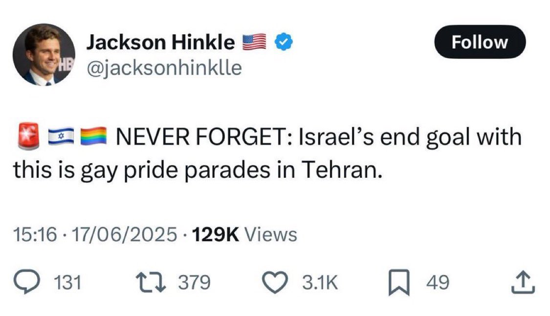 That’s certainly a lot better than hanging gay people from cranes