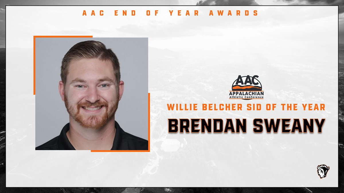 MilliganBuffs's tweet image. Milligan’s Assistant AD for Sports Communications, Brendan Sweany, has been named the @AACsports Willie Belcher Sports Information Director of the Year for 2024-25!
Head to MilliganBuffs.com to learn more!
#buffnation