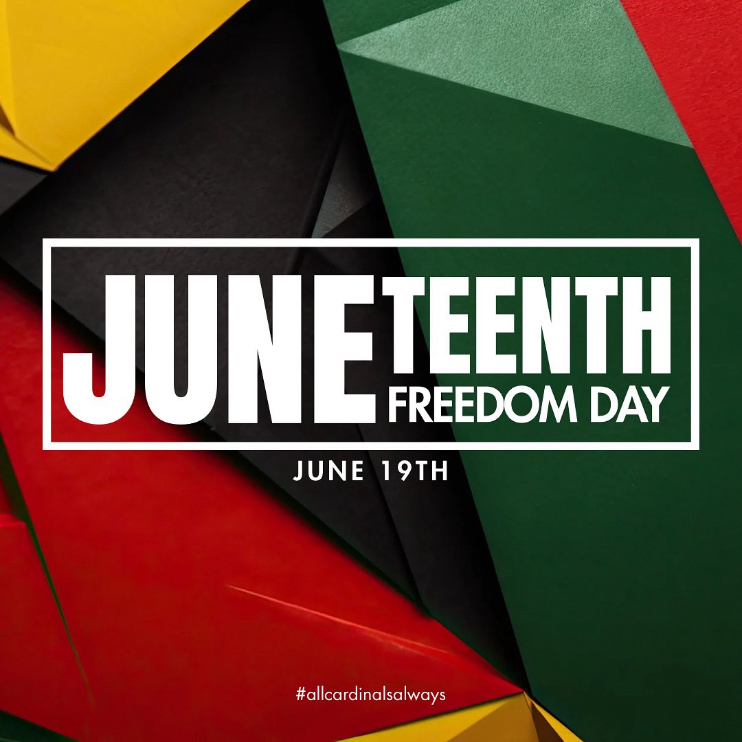 Today, we recognize and celebrate #Juneteenth.