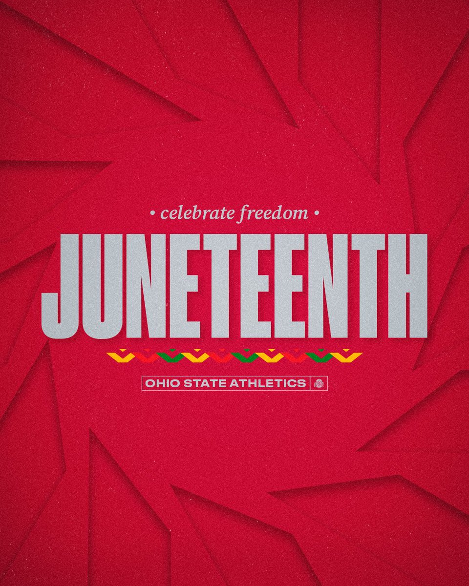 OhioStateWVB's tweet image. We recognize this historic day with respect and reflection. #Juneteenth2025