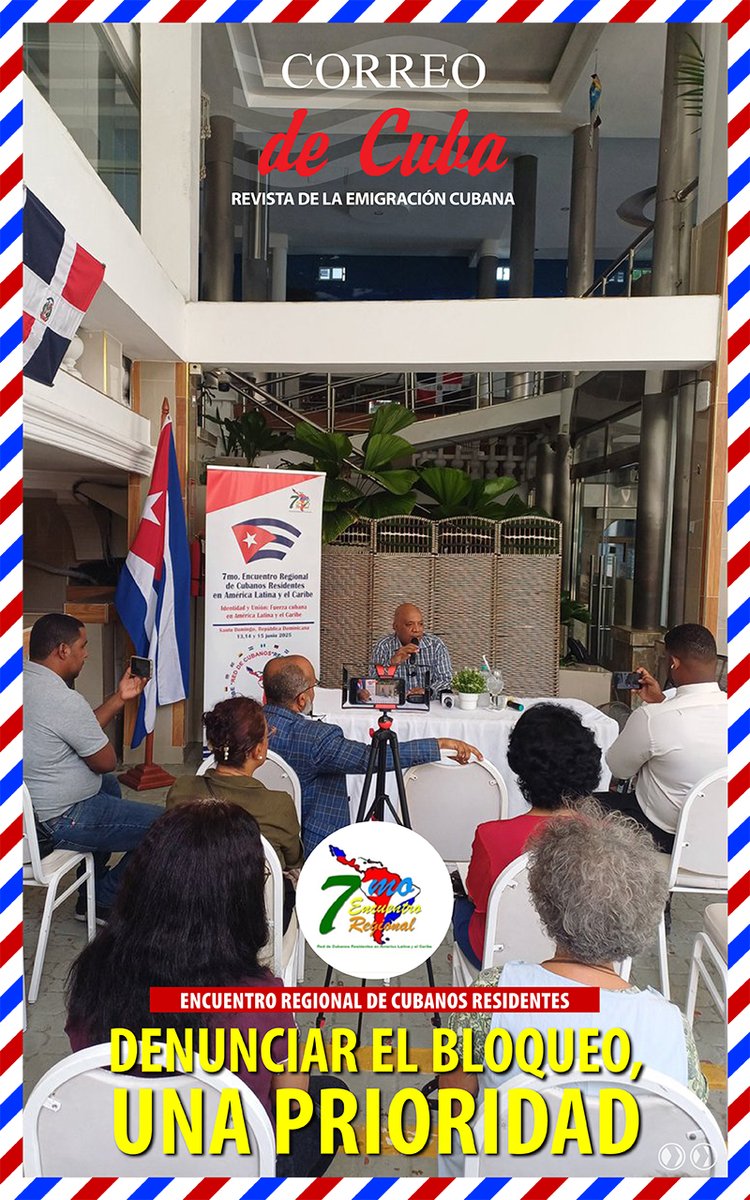 Ya se encuentra disponible el No. 564 de nuestra Revista Correo de Cuba🇨🇺❤️

En esta ocasión:
📌Encuentro Regional de Cubanos Residentes
📌Arte en clave de boxeo cubano
📌Javier Sotomayor, leyenda iberoamericana
📌Recetas y más...

👉nacionyemigracion.cu/es/node/1243